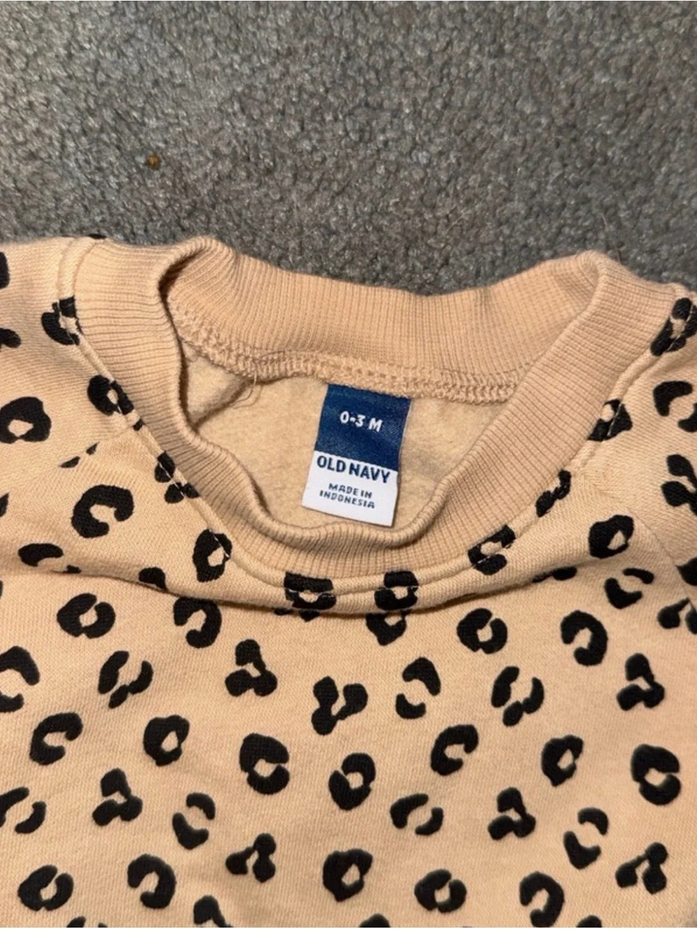 Old Navy cheetah romper